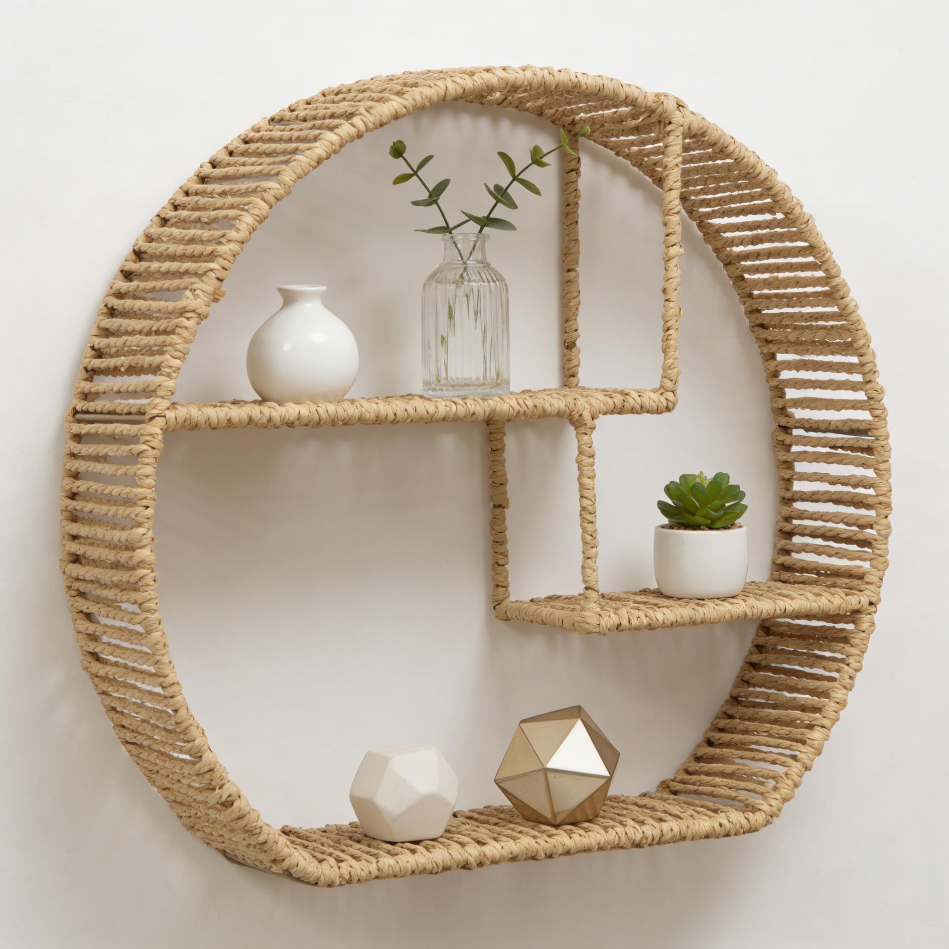 corner floating shelves